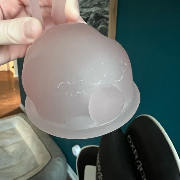 Vintage Pink Glass Bunny Accent candy dish - Picture 6 of 9